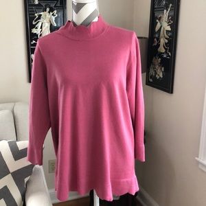 Grace Rose Violet Scallop Neck Sweater